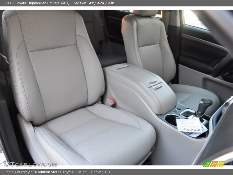 Predawn Gray Mica / Ash 2018 Toyota Highlander Limited AWD