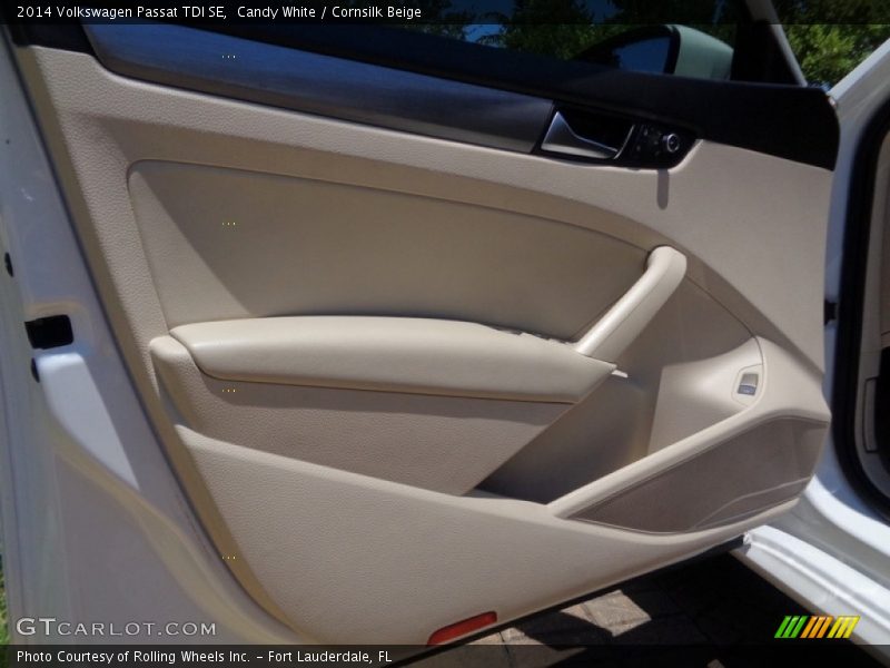 Candy White / Cornsilk Beige 2014 Volkswagen Passat TDI SE