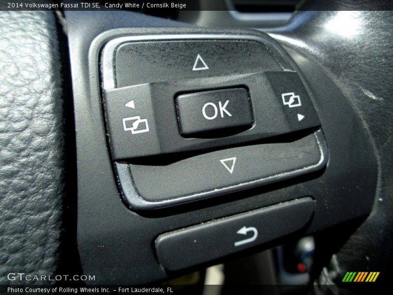 Candy White / Cornsilk Beige 2014 Volkswagen Passat TDI SE