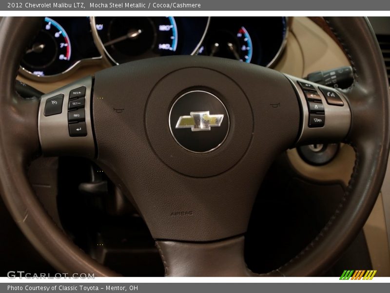 Mocha Steel Metallic / Cocoa/Cashmere 2012 Chevrolet Malibu LTZ