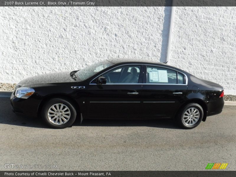 Black Onyx / Titanium Gray 2007 Buick Lucerne CX