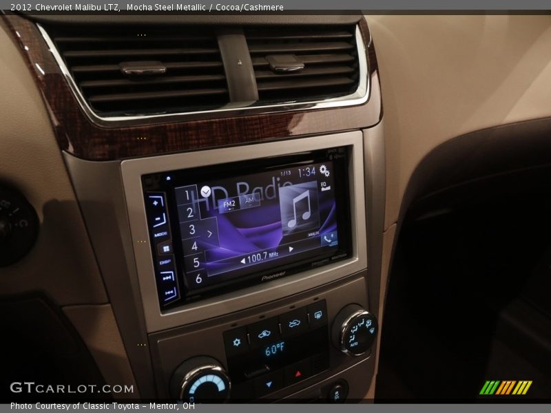 Mocha Steel Metallic / Cocoa/Cashmere 2012 Chevrolet Malibu LTZ
