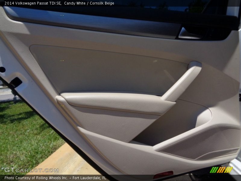 Candy White / Cornsilk Beige 2014 Volkswagen Passat TDI SE