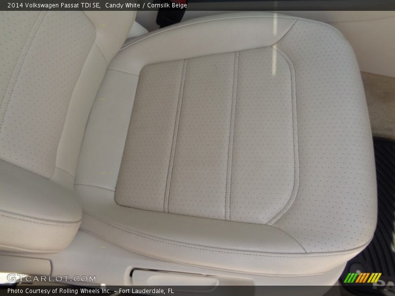 Candy White / Cornsilk Beige 2014 Volkswagen Passat TDI SE