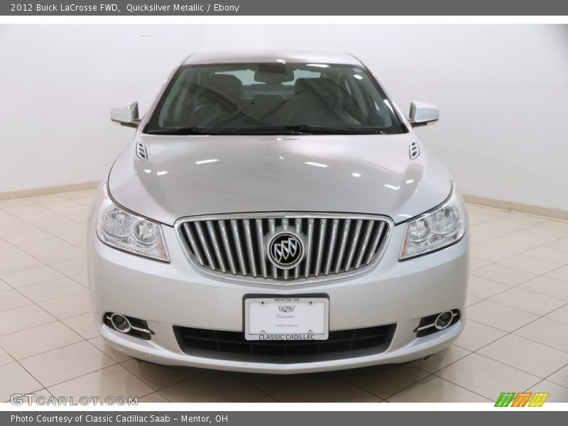 Quicksilver Metallic / Ebony 2012 Buick LaCrosse FWD