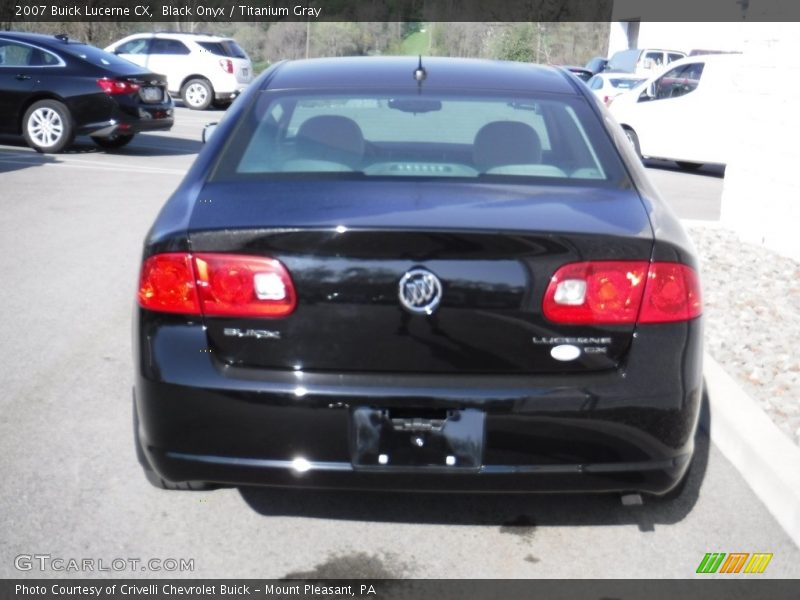 Black Onyx / Titanium Gray 2007 Buick Lucerne CX