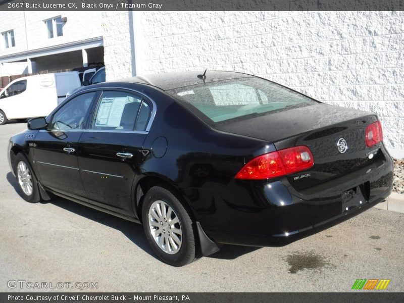 Black Onyx / Titanium Gray 2007 Buick Lucerne CX