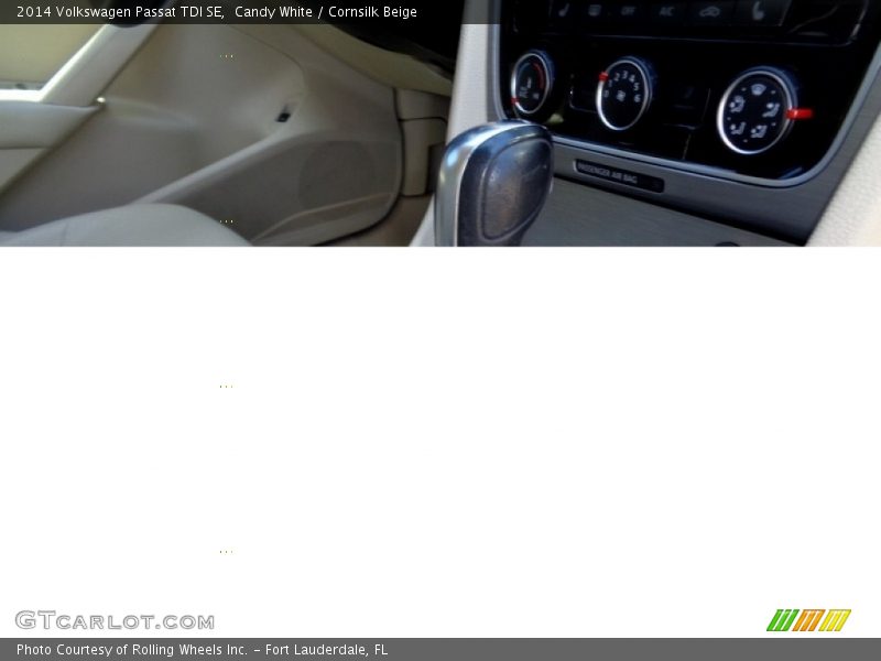 Candy White / Cornsilk Beige 2014 Volkswagen Passat TDI SE