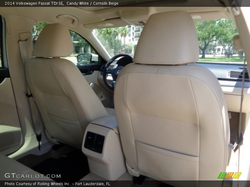 Candy White / Cornsilk Beige 2014 Volkswagen Passat TDI SE