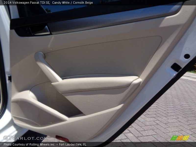 Candy White / Cornsilk Beige 2014 Volkswagen Passat TDI SE
