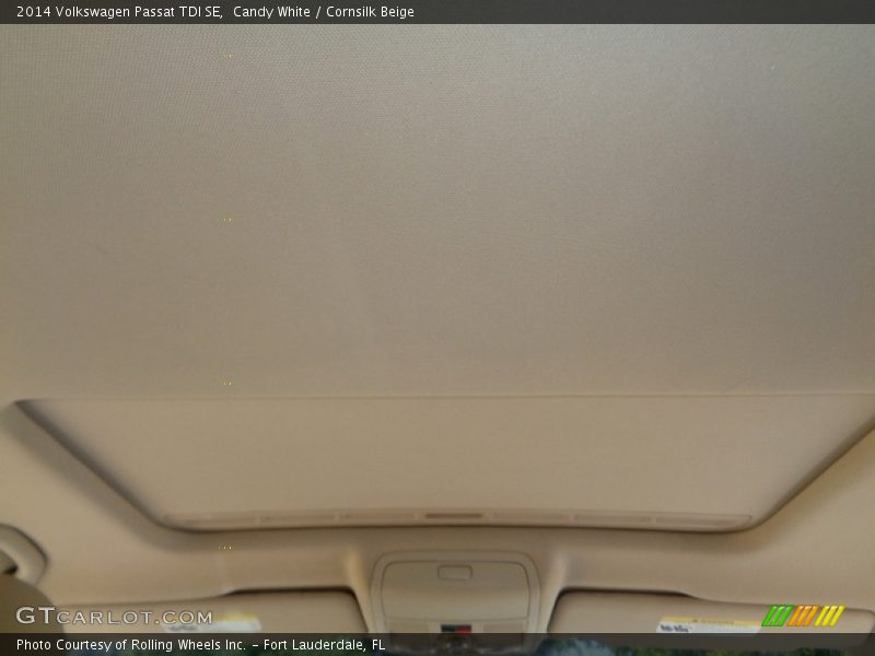Candy White / Cornsilk Beige 2014 Volkswagen Passat TDI SE