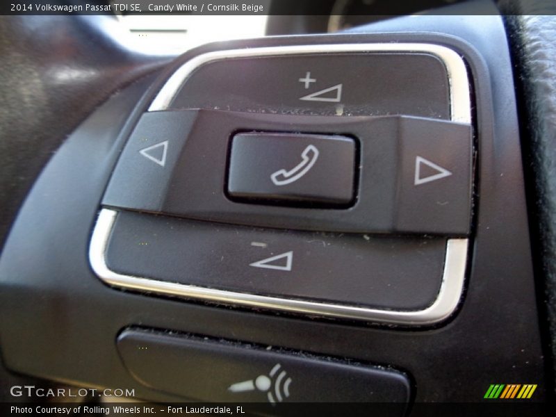 Candy White / Cornsilk Beige 2014 Volkswagen Passat TDI SE