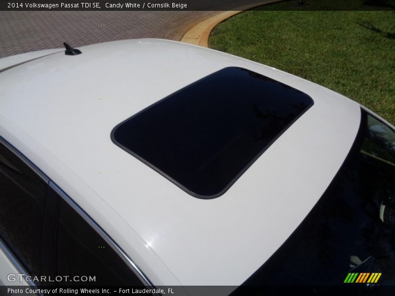Candy White / Cornsilk Beige 2014 Volkswagen Passat TDI SE