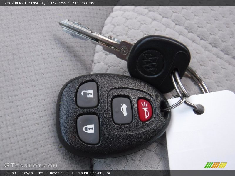 Black Onyx / Titanium Gray 2007 Buick Lucerne CX