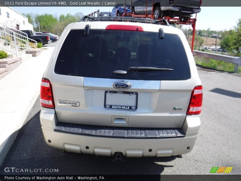 Gold Leaf Metallic / Camel 2011 Ford Escape Limited V6 4WD
