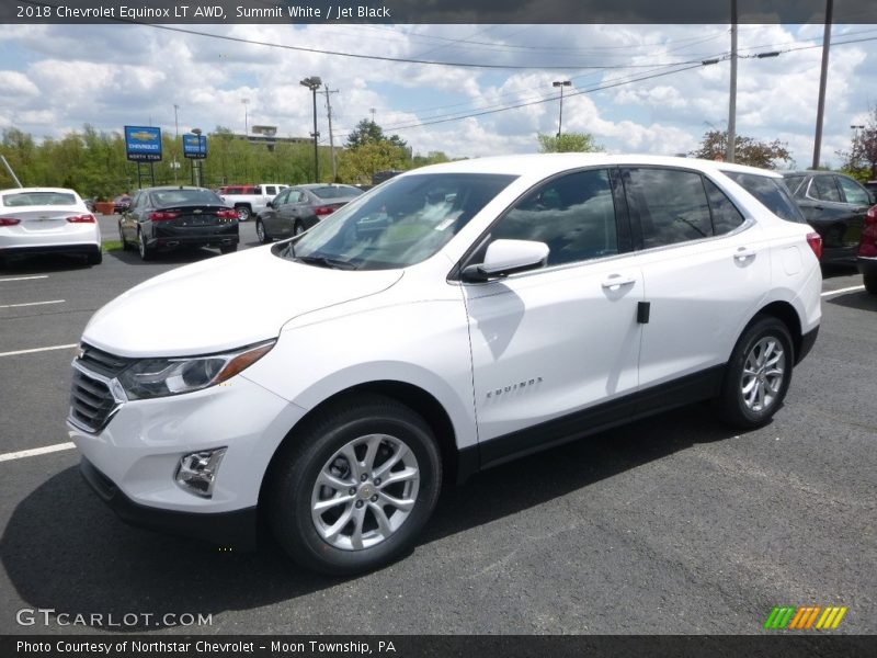 Summit White / Jet Black 2018 Chevrolet Equinox LT AWD