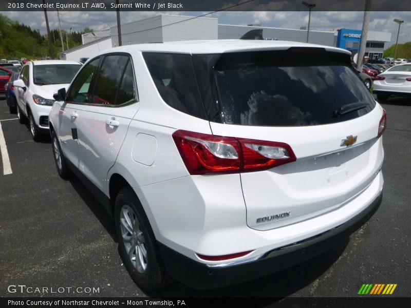 Summit White / Jet Black 2018 Chevrolet Equinox LT AWD