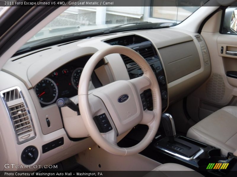 Gold Leaf Metallic / Camel 2011 Ford Escape Limited V6 4WD