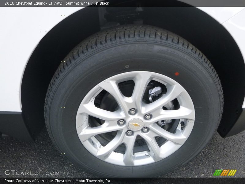 Summit White / Jet Black 2018 Chevrolet Equinox LT AWD