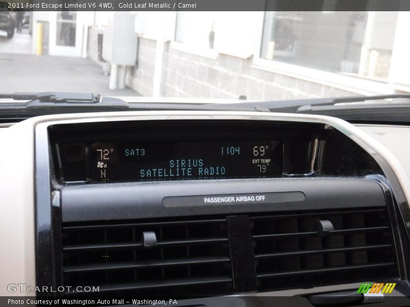 Gold Leaf Metallic / Camel 2011 Ford Escape Limited V6 4WD