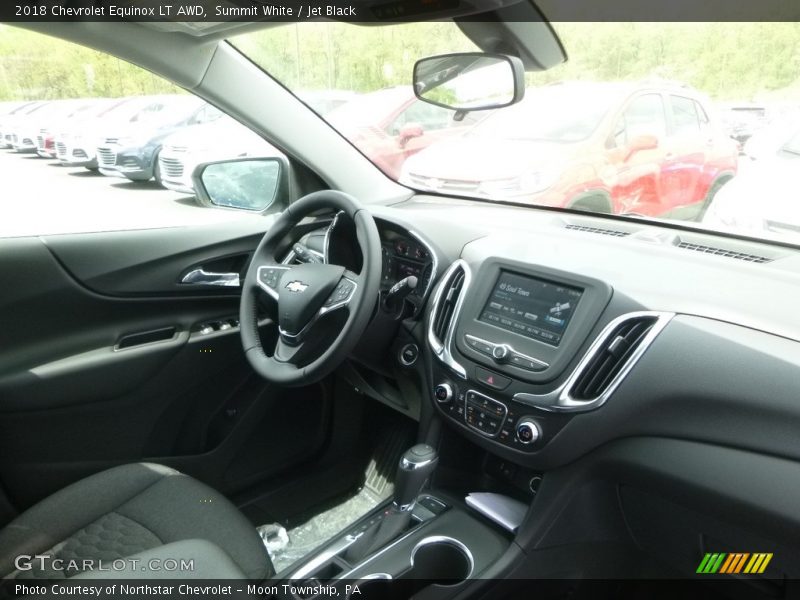 Summit White / Jet Black 2018 Chevrolet Equinox LT AWD