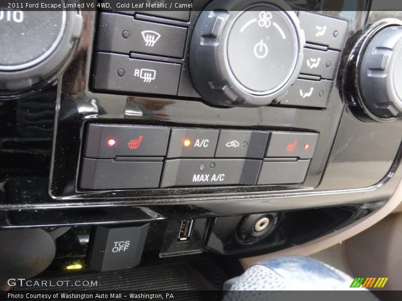 Gold Leaf Metallic / Camel 2011 Ford Escape Limited V6 4WD