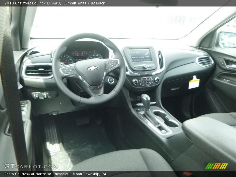 Summit White / Jet Black 2018 Chevrolet Equinox LT AWD