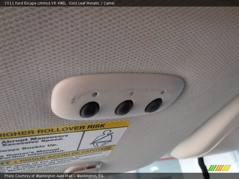 Gold Leaf Metallic / Camel 2011 Ford Escape Limited V6 4WD