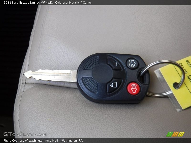 Gold Leaf Metallic / Camel 2011 Ford Escape Limited V6 4WD