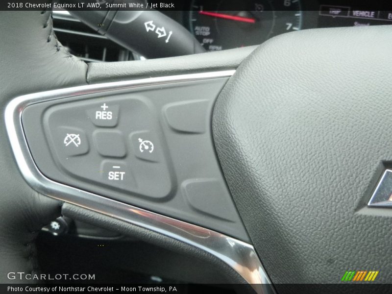 Summit White / Jet Black 2018 Chevrolet Equinox LT AWD