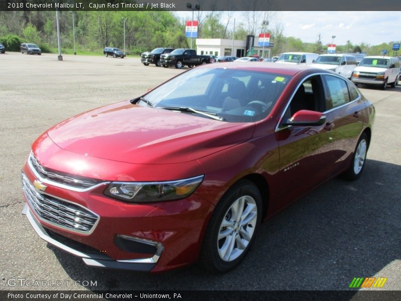 Cajun Red Tintcoat / Jet Black 2018 Chevrolet Malibu LT
