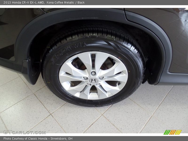 Kona Coffee Metallic / Black 2013 Honda CR-V EX-L AWD