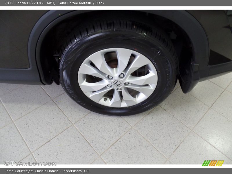 Kona Coffee Metallic / Black 2013 Honda CR-V EX-L AWD