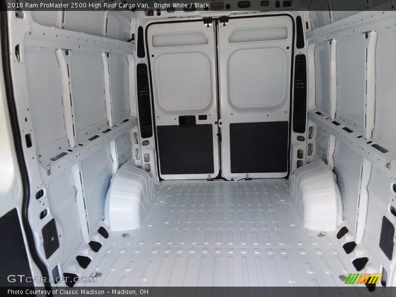 Bright White / Black 2018 Ram ProMaster 2500 High Roof Cargo Van