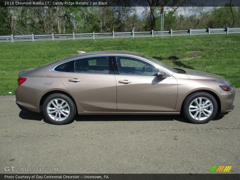 Sandy Ridge Metallic / Jet Black 2018 Chevrolet Malibu LT