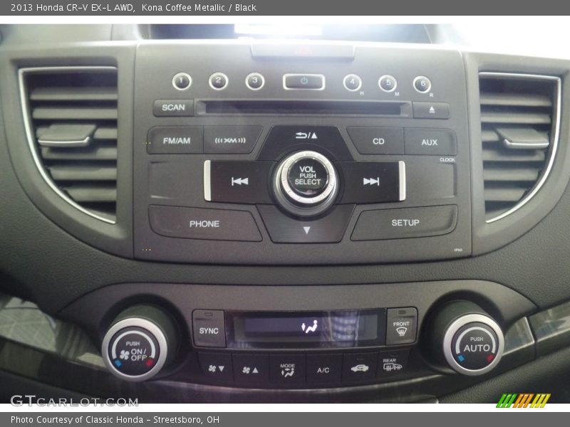 Kona Coffee Metallic / Black 2013 Honda CR-V EX-L AWD