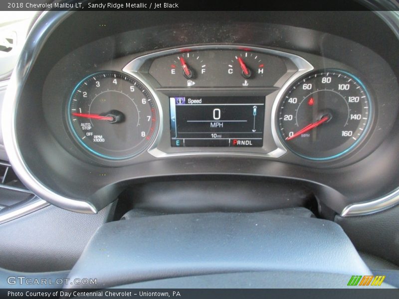 Sandy Ridge Metallic / Jet Black 2018 Chevrolet Malibu LT