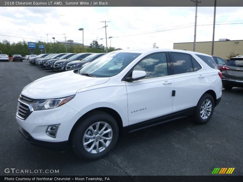 Summit White / Jet Black 2018 Chevrolet Equinox LT AWD