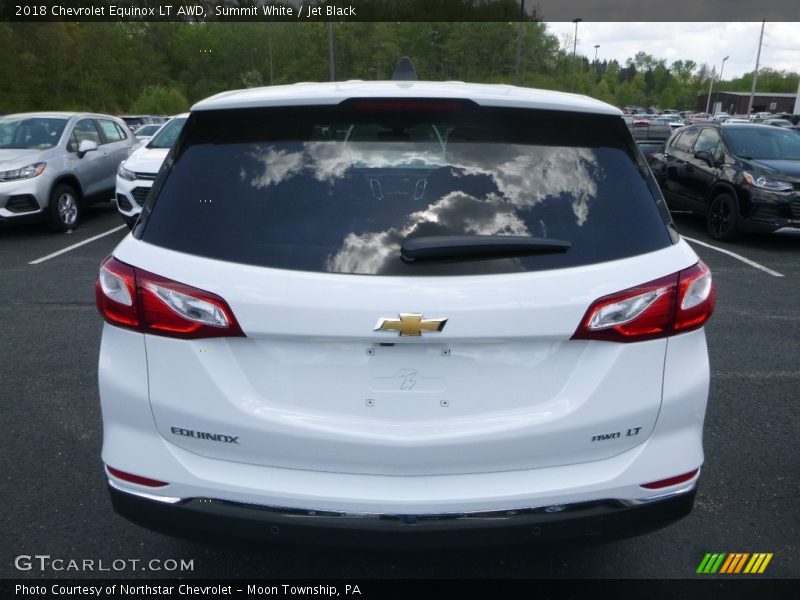 Summit White / Jet Black 2018 Chevrolet Equinox LT AWD
