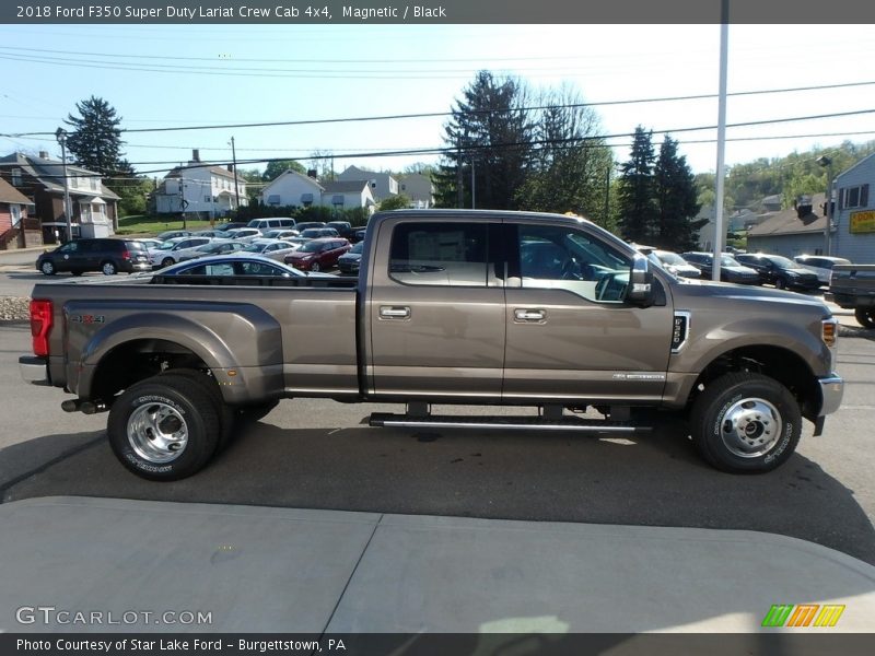Magnetic / Black 2018 Ford F350 Super Duty Lariat Crew Cab 4x4