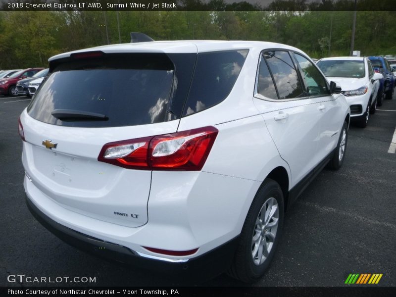Summit White / Jet Black 2018 Chevrolet Equinox LT AWD