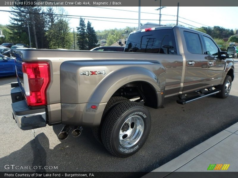 Magnetic / Black 2018 Ford F350 Super Duty Lariat Crew Cab 4x4
