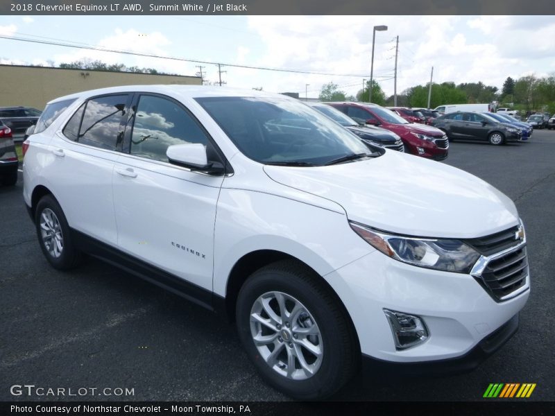 Summit White / Jet Black 2018 Chevrolet Equinox LT AWD
