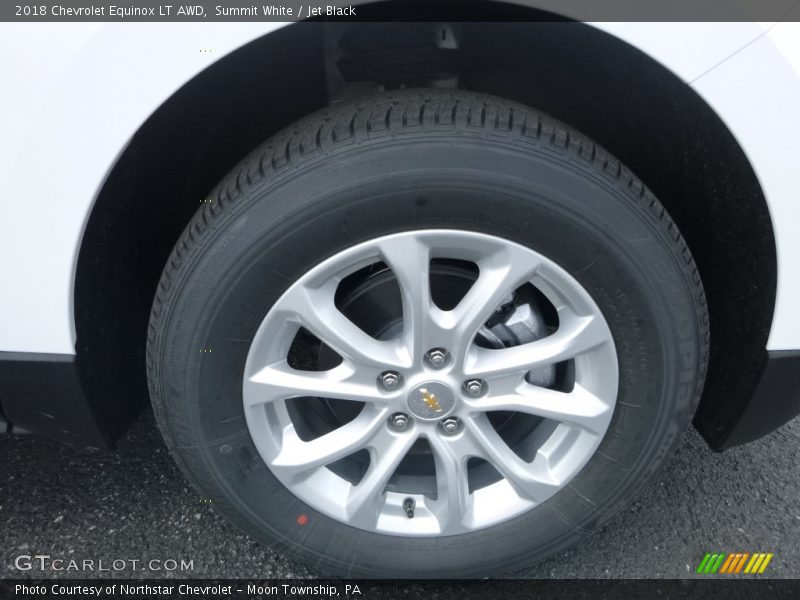 Summit White / Jet Black 2018 Chevrolet Equinox LT AWD