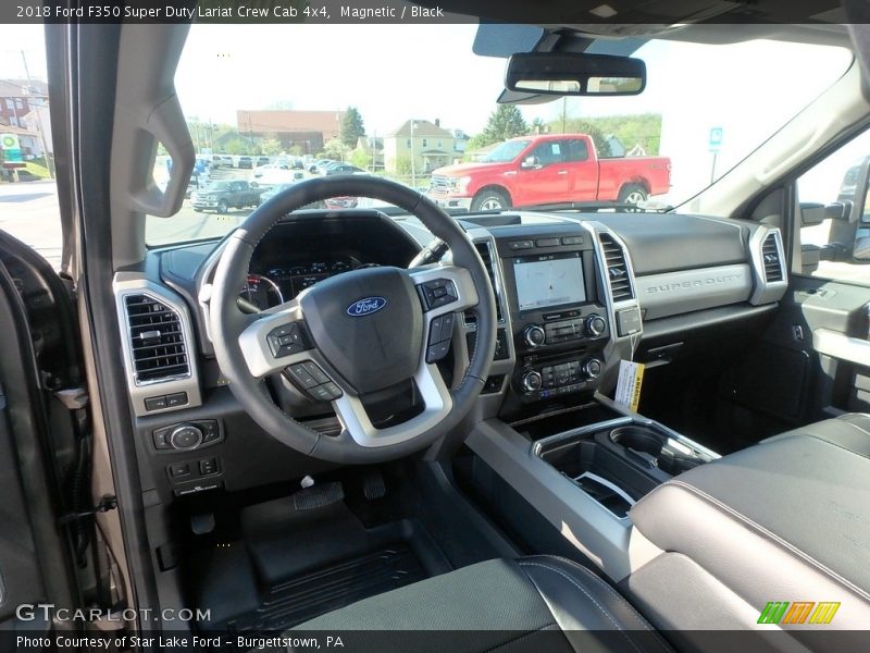 Magnetic / Black 2018 Ford F350 Super Duty Lariat Crew Cab 4x4