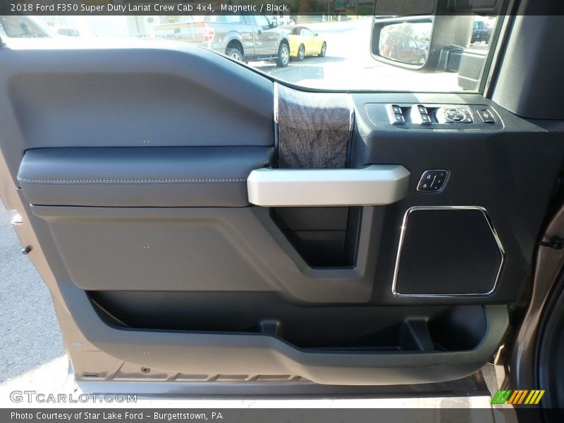 Magnetic / Black 2018 Ford F350 Super Duty Lariat Crew Cab 4x4