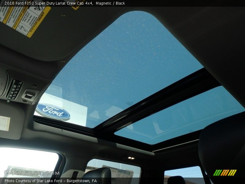 Magnetic / Black 2018 Ford F350 Super Duty Lariat Crew Cab 4x4