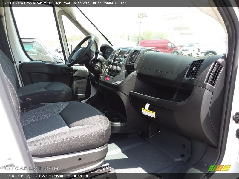 Bright White / Black 2018 Ram ProMaster 2500 High Roof Cargo Van