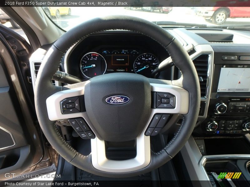 Magnetic / Black 2018 Ford F350 Super Duty Lariat Crew Cab 4x4