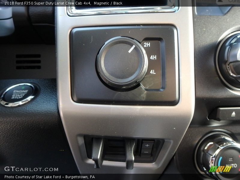 Magnetic / Black 2018 Ford F350 Super Duty Lariat Crew Cab 4x4